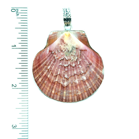 Zig Zag Flat Scallop Pendant 2