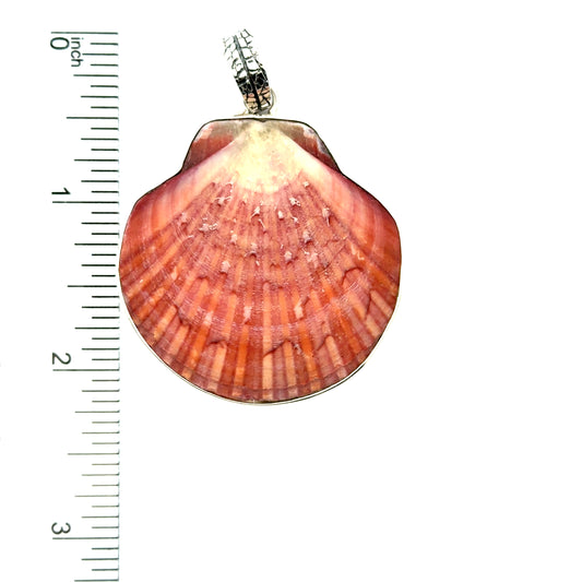 Zig Zag Flat Scallop Pendant 3