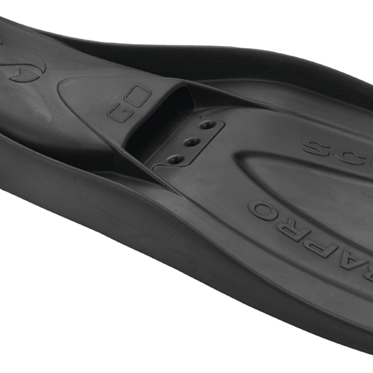 SCUBAPRO GO Travel Scuba Diving Fin for Snorkeling and Swimming, Open Heel Strap