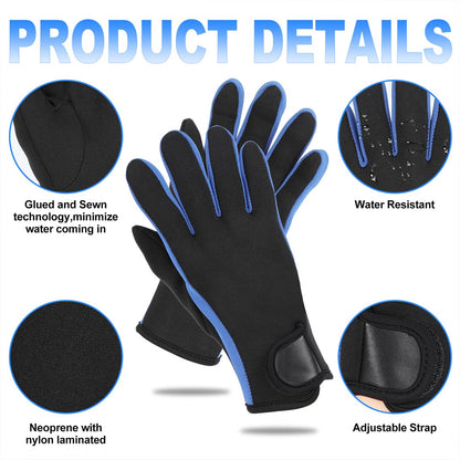 Micosuza Neoprene 1.5mm Five Finger Dive Gloves