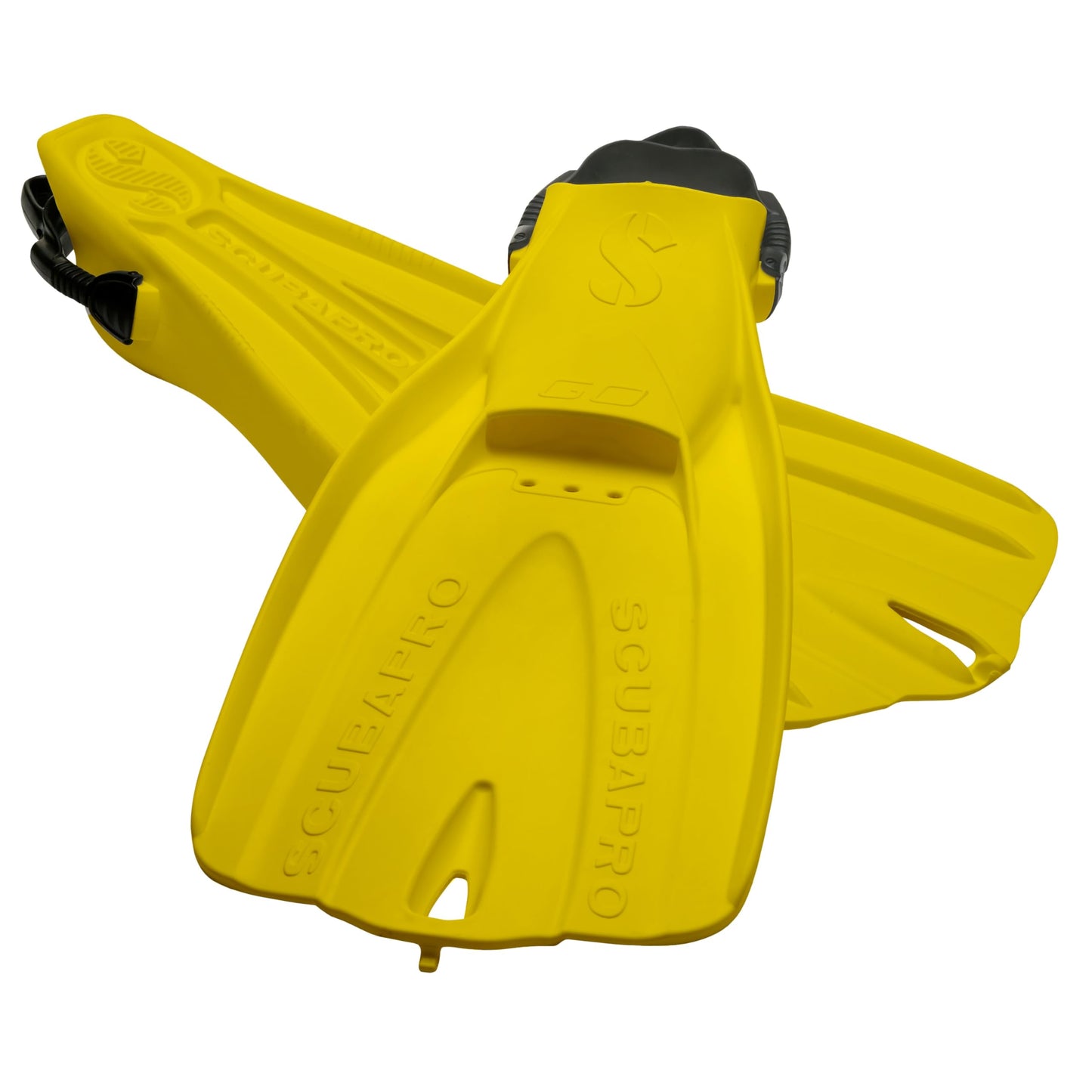 SCUBAPRO GO Travel Scuba Diving Fin for Snorkeling and Swimming, Open Heel Strap