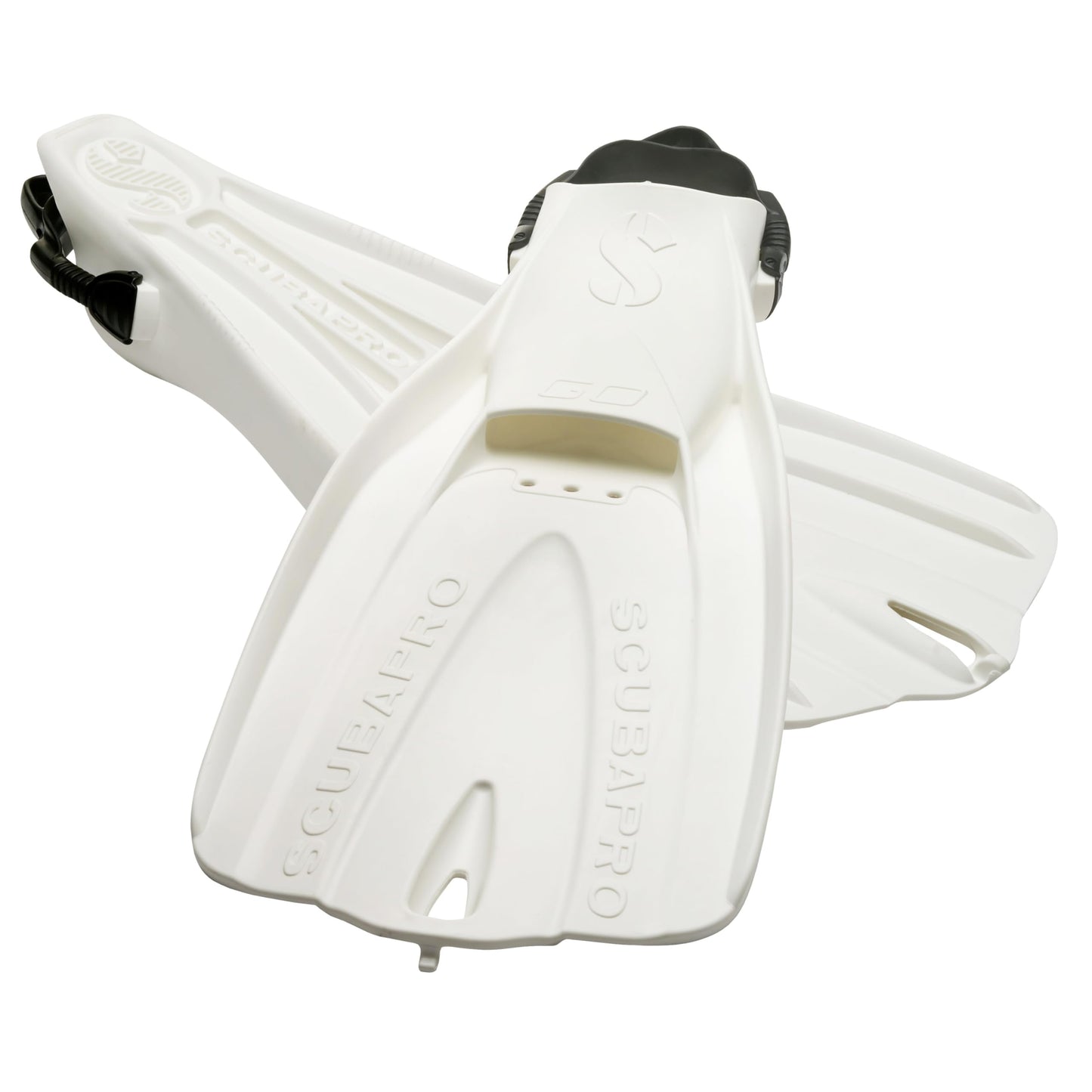 SCUBAPRO GO Travel Scuba Diving Fin for Snorkeling and Swimming, Open Heel Strap
