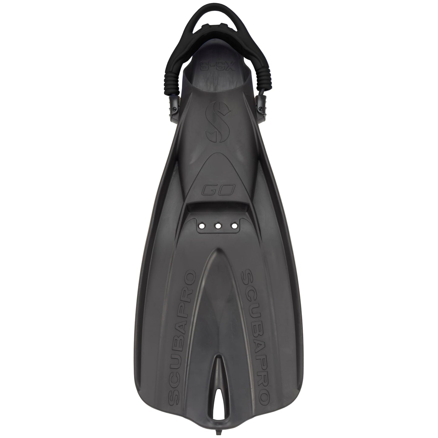 SCUBAPRO GO Travel Scuba Diving Fin for Snorkeling and Swimming, Open Heel Strap