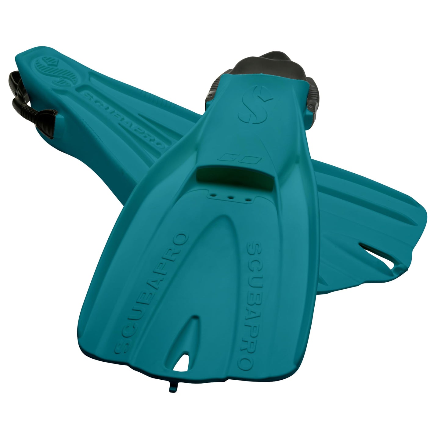 SCUBAPRO GO Travel Scuba Diving Fin for Snorkeling and Swimming, Open Heel Strap