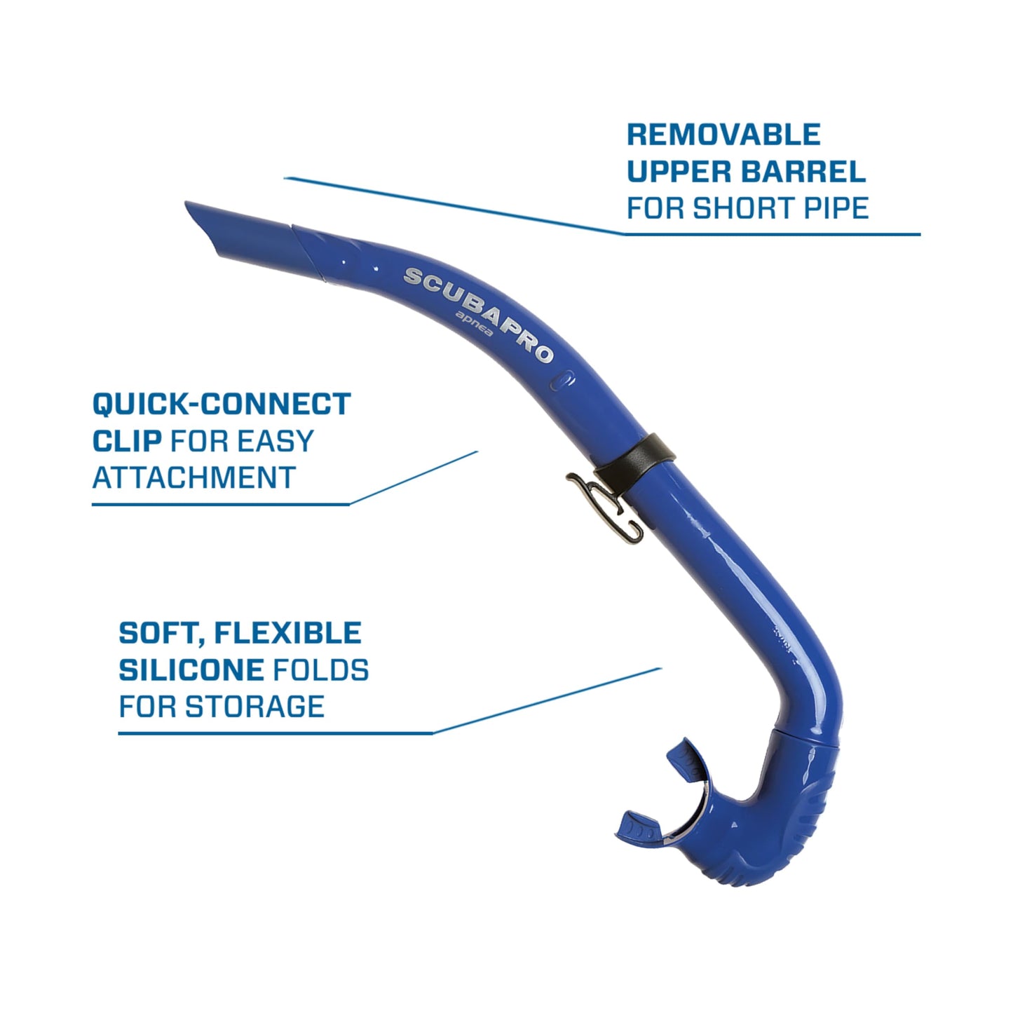 Scubapro Apnea Freediving Diving Snorkel
