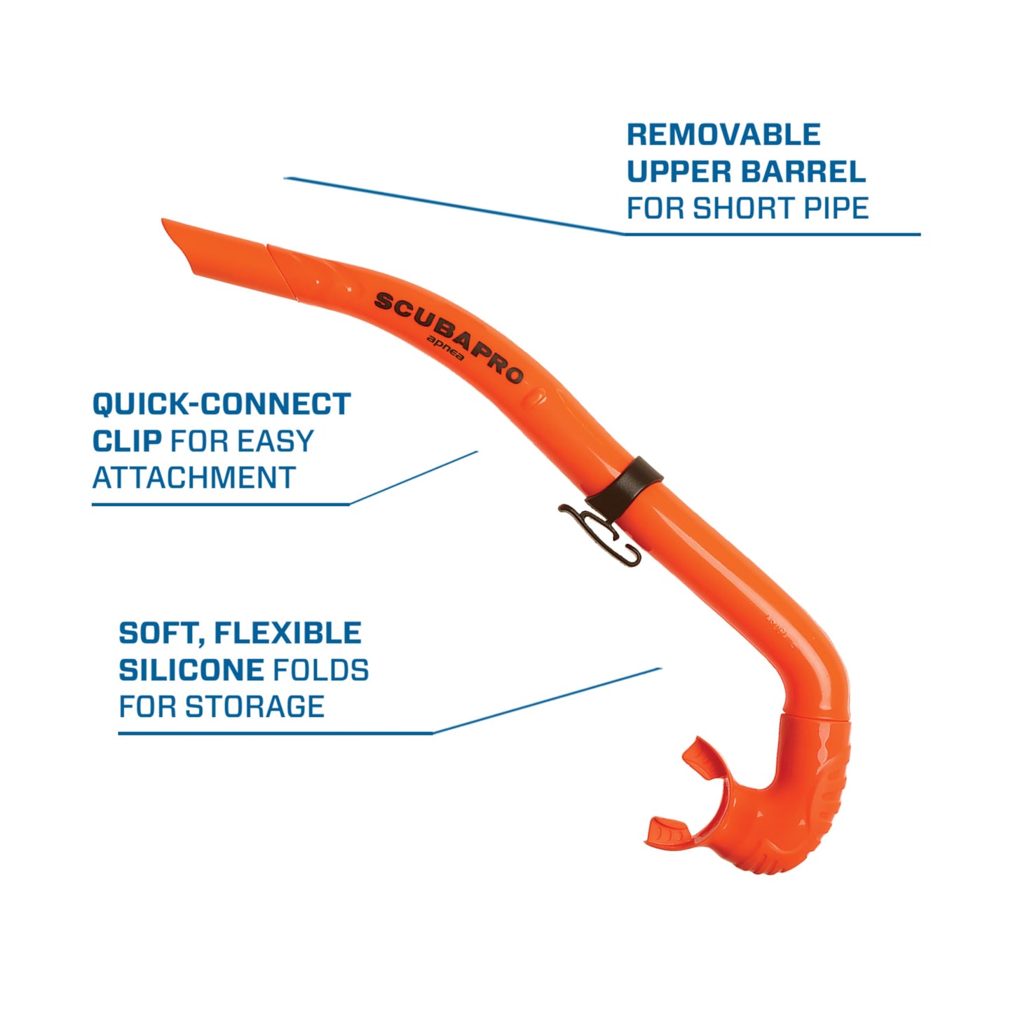 Scubapro Apnea Freediving Diving Snorkel