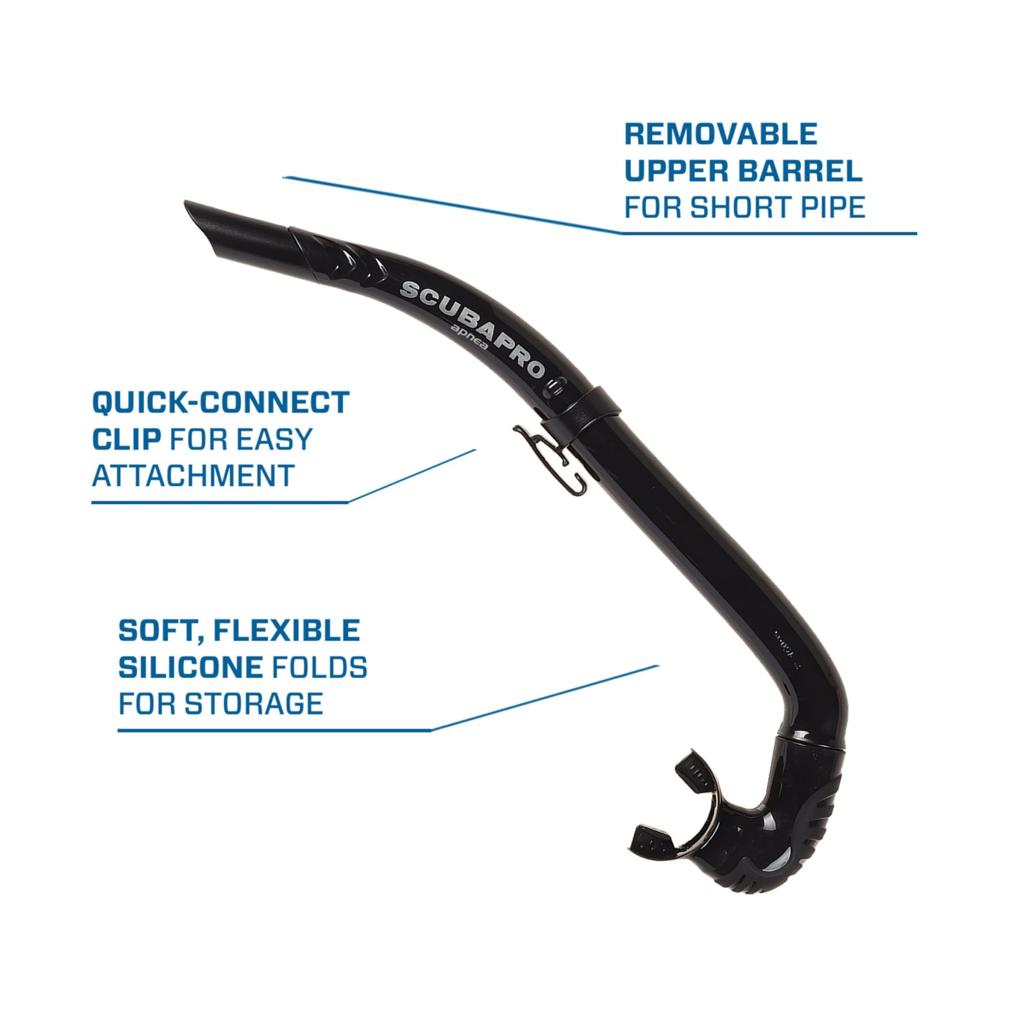 Scubapro Apnea Freediving Diving Snorkel