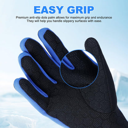 Micosuza Neoprene 1.5mm Five Finger Dive Gloves