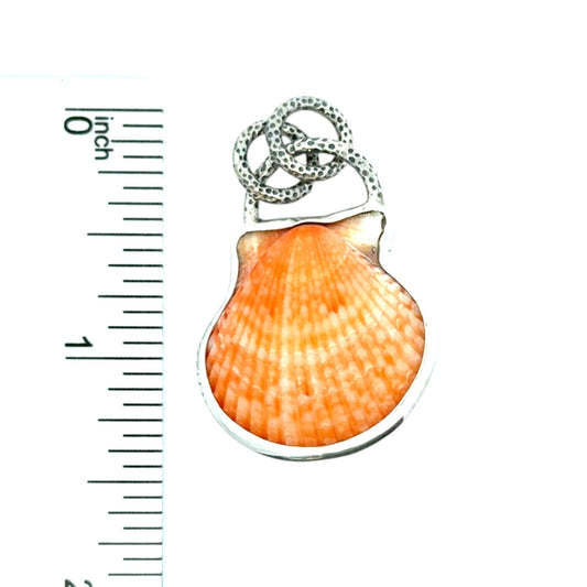 Double Sided Scallop Pendant