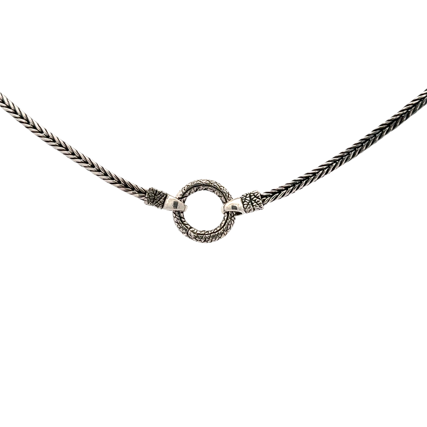 Meg Channel Ring Necklace