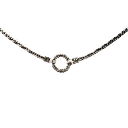 Meg Channel Ring Necklace